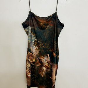 1XL - Renaissance Print Cami Dress